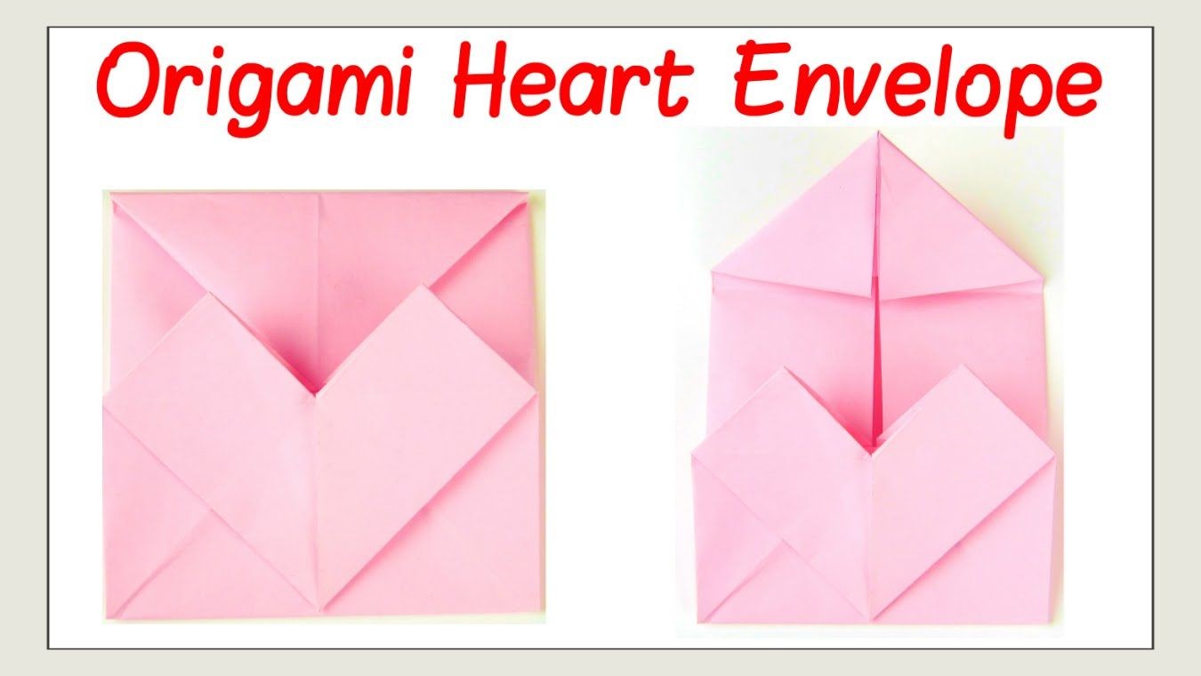 Heart Papercraft This Tutorial Will Show You How to Make A Paper Heart Envelope for