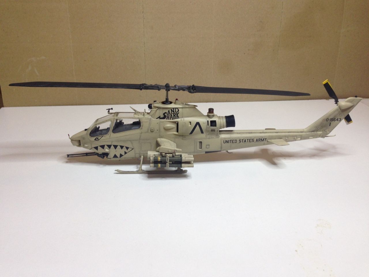 Helicopter Papercraft Ah 1 F by Supergreg Gr Monogram 1 48