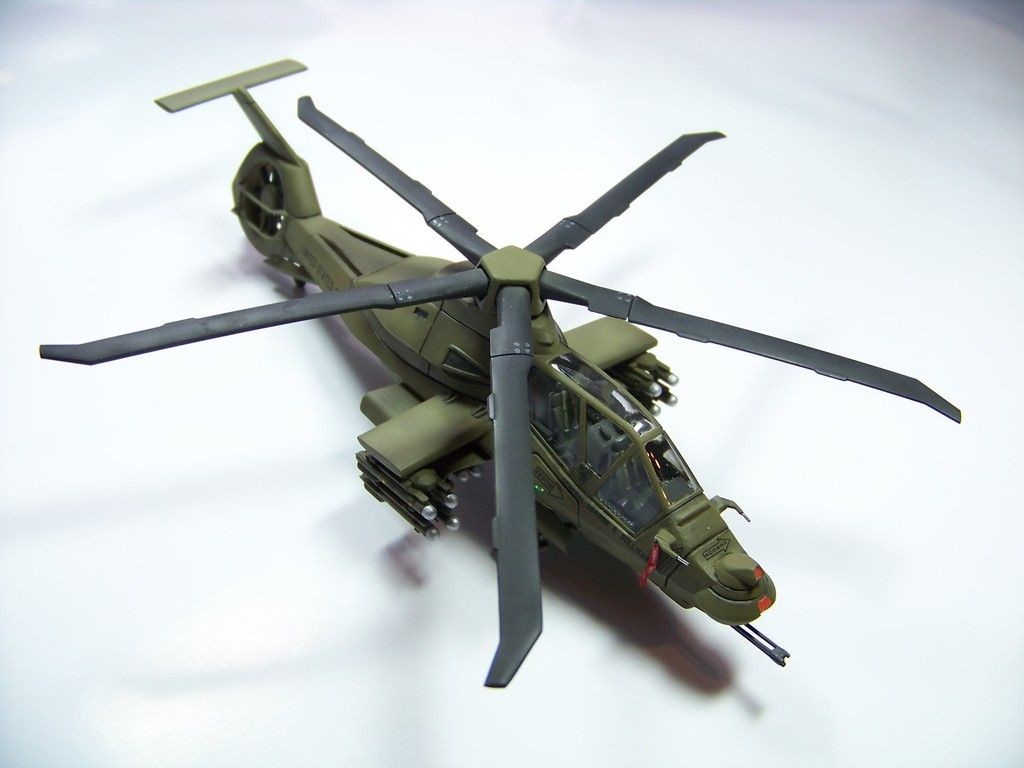 Helicopter Papercraft Review Of the Rah 66 Anche Helicopter Plastic Model Kit