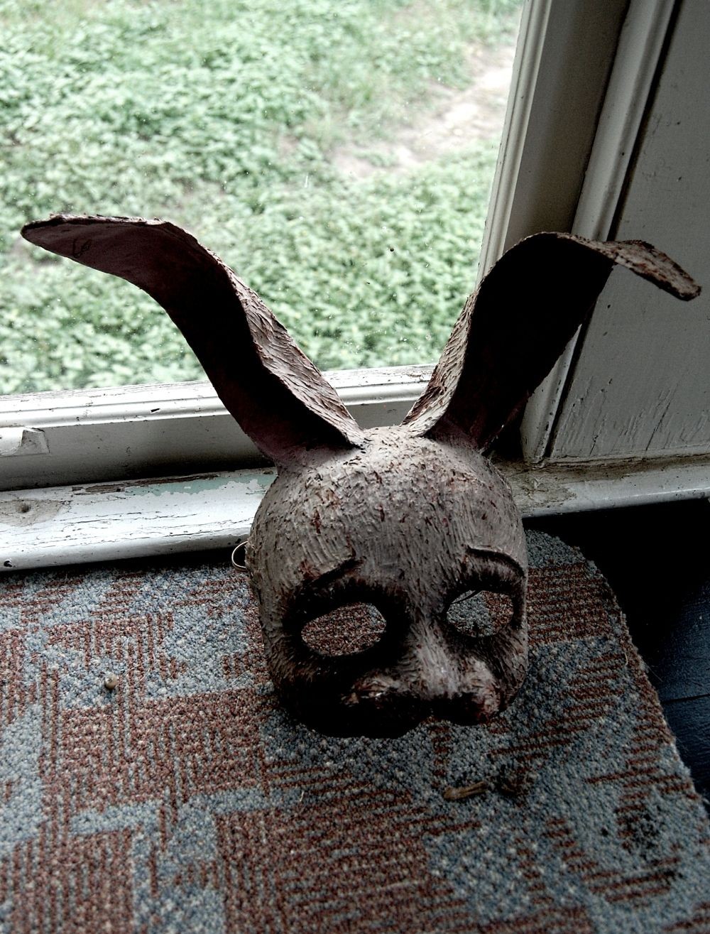 Hollow Mask Papercraft Baxton Bunny Bunny Mask Handmade Bunny Rabbit Mask Paper Mache