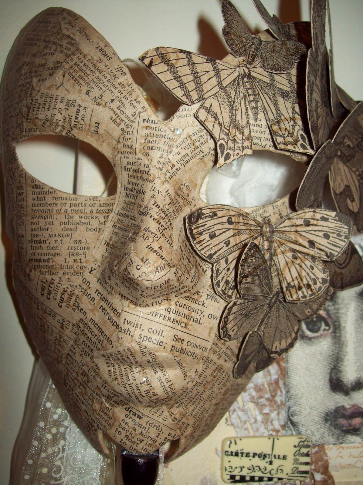 Hollow Mask Papercraft if I Had the Time and Artistic Skills I Would Make This for the