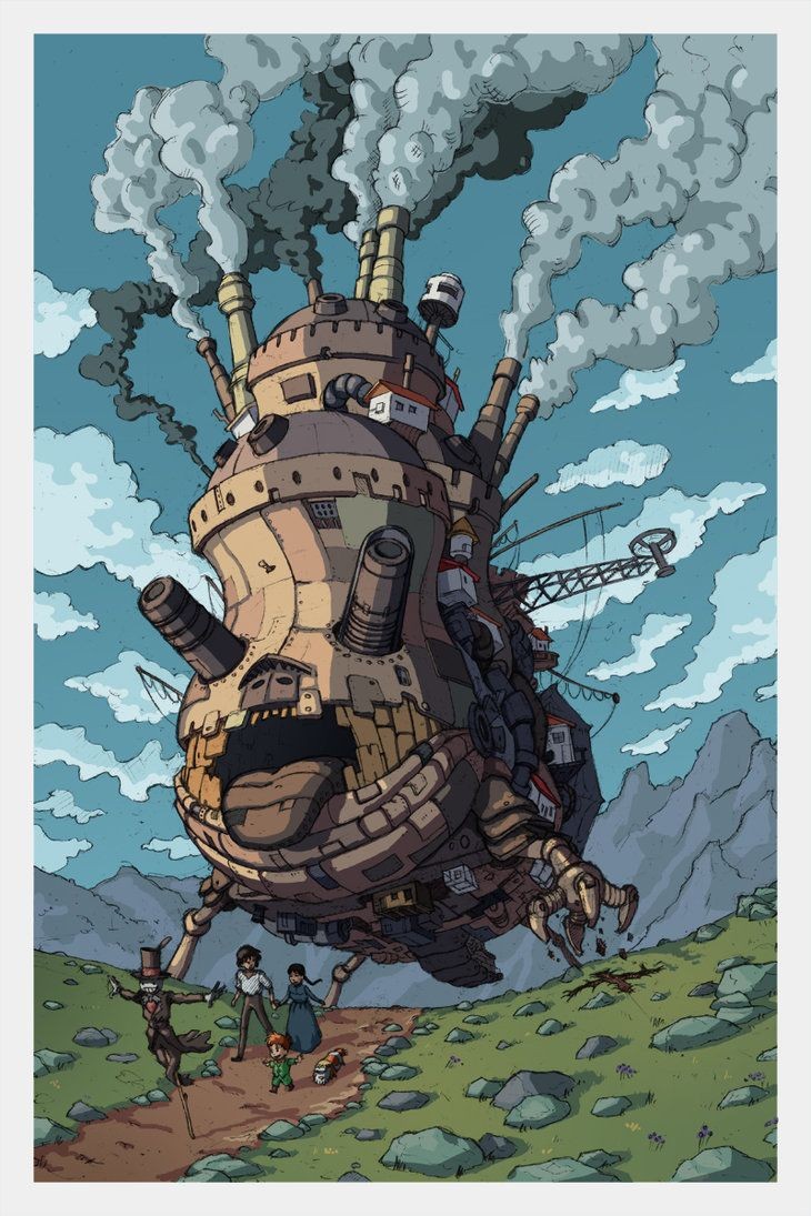 Howls Moving Castle Papercraft Howl S Moving Castle by Artbygiuseppe