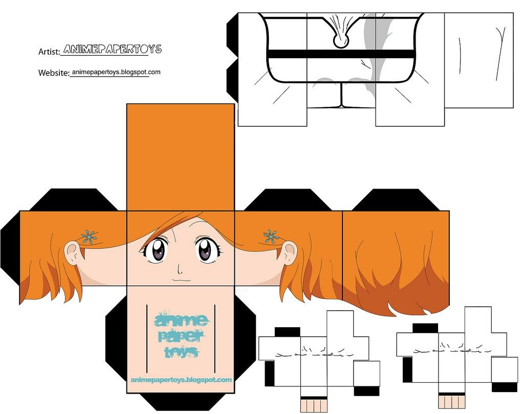 Ichigo Hollow Mask Papercraft Mu±ecos Armables De Anime Figuras De Papel Armables