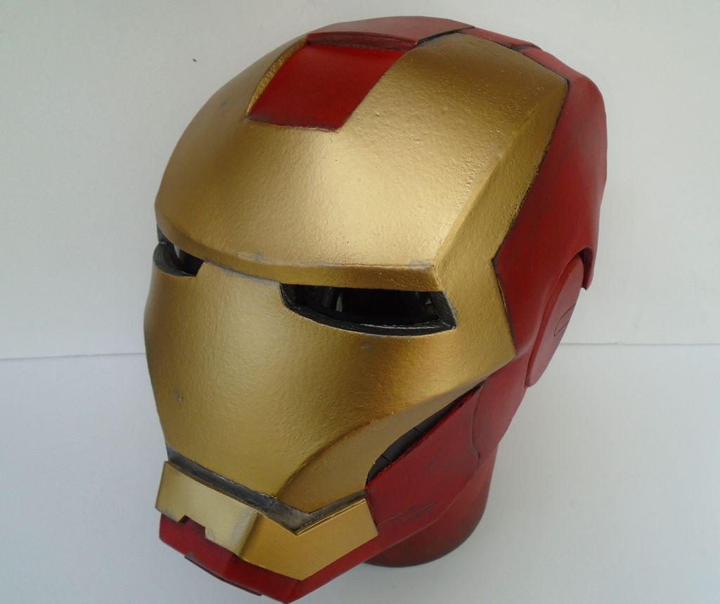 Iron Man Helmet Papercraft Build An Iron Man Helmet for Cheap 10 Steps with