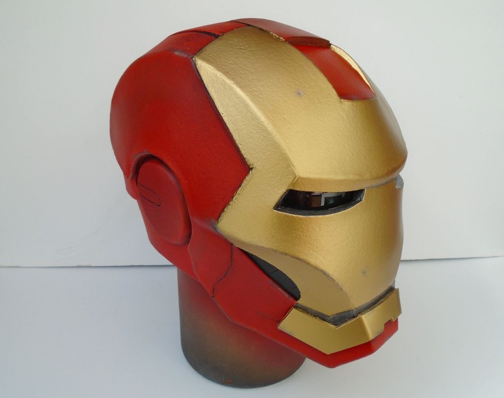Iron Man Helmet Papercraft Build An Iron Man Helmet for Cheap 10 Steps with