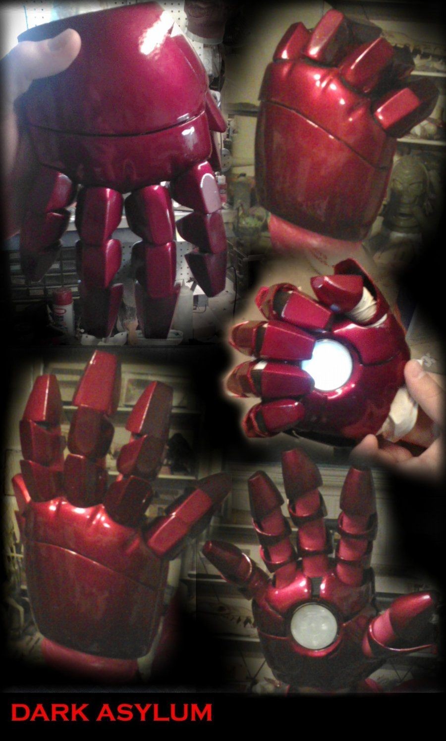 Iron Man Papercraft Iron Man Hands & Other Pepakura Projects
