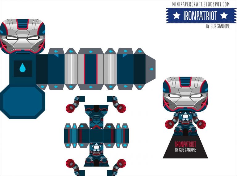 Printable Ironman Papercraft - Printable Papercrafts - Printable ...