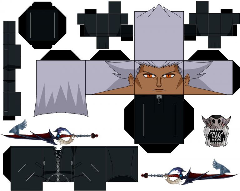 Kuroshitsuji Papercraft Riku Ansem Paper toy - Printable Papercrafts ...