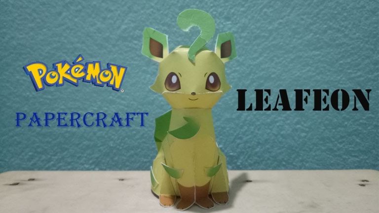 Printable Leafeon Papercraft - Printable Papercrafts - Printable ...