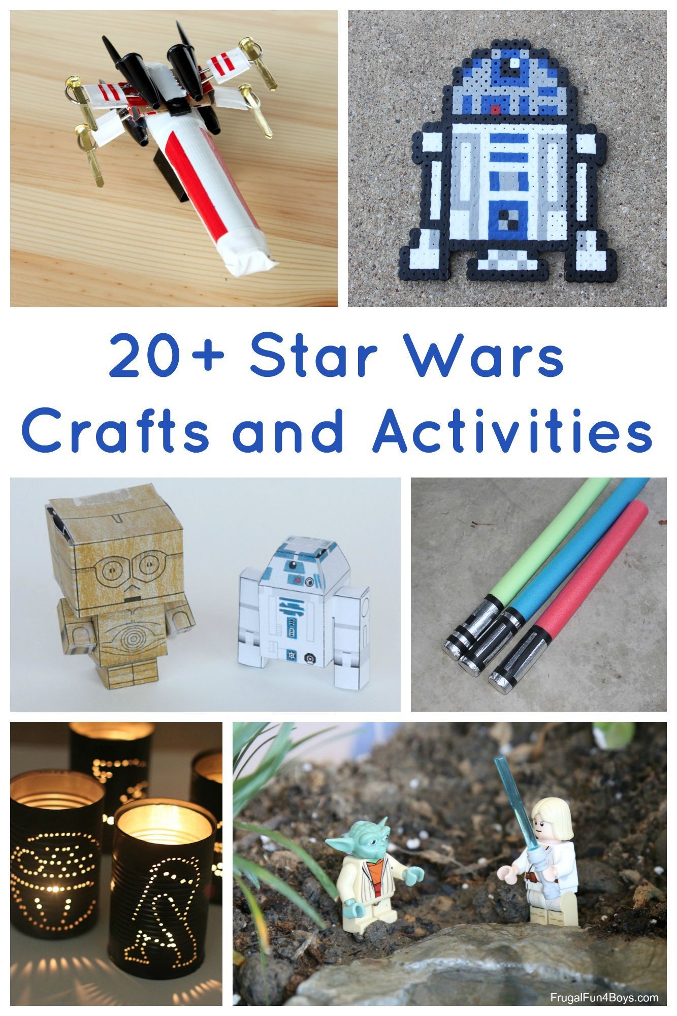 Lightsaber Papercraft Star Wars Crafts and Activities for Kids