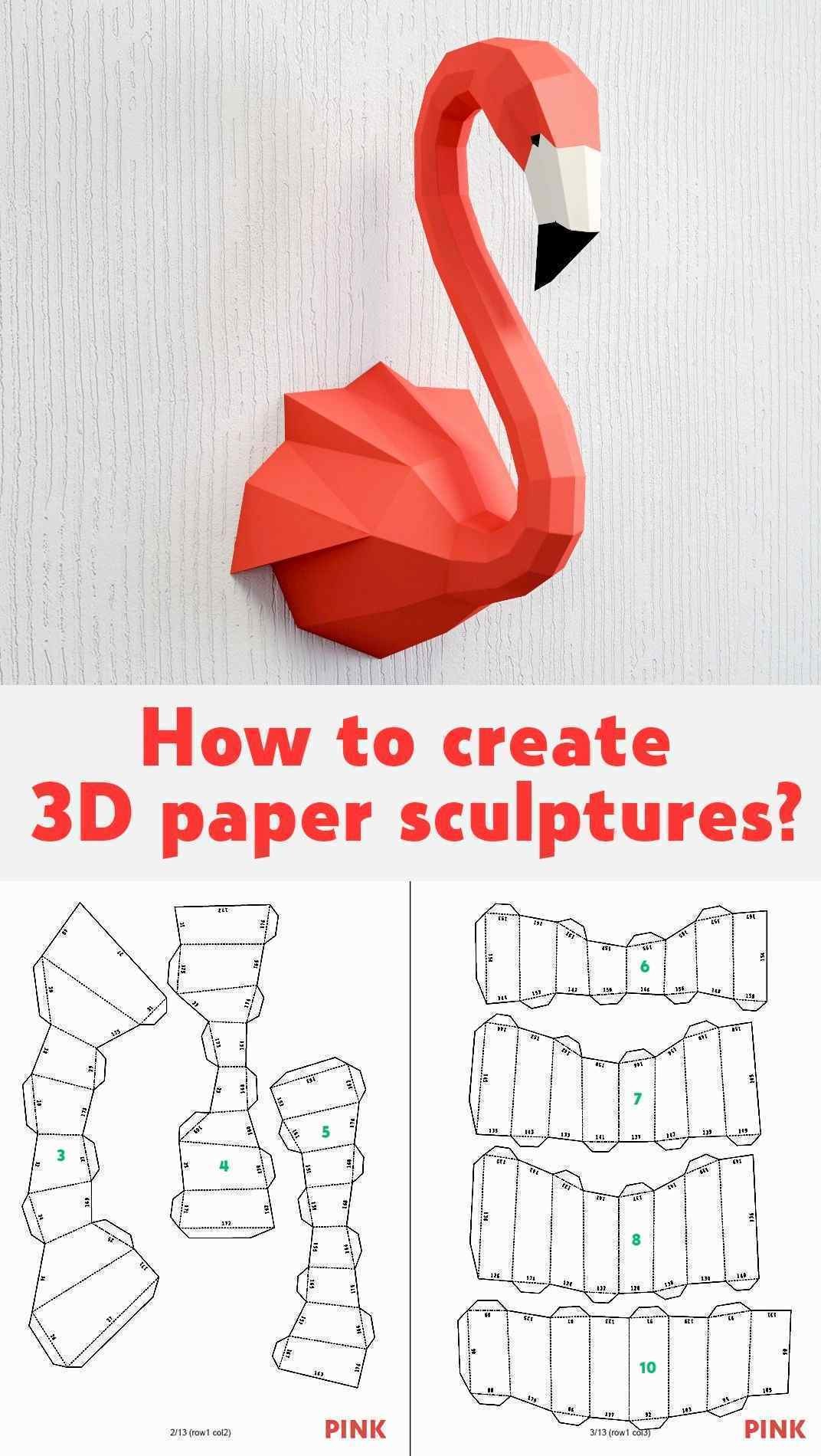 Free Papercraft Template Printable 3d Paper Owl Template