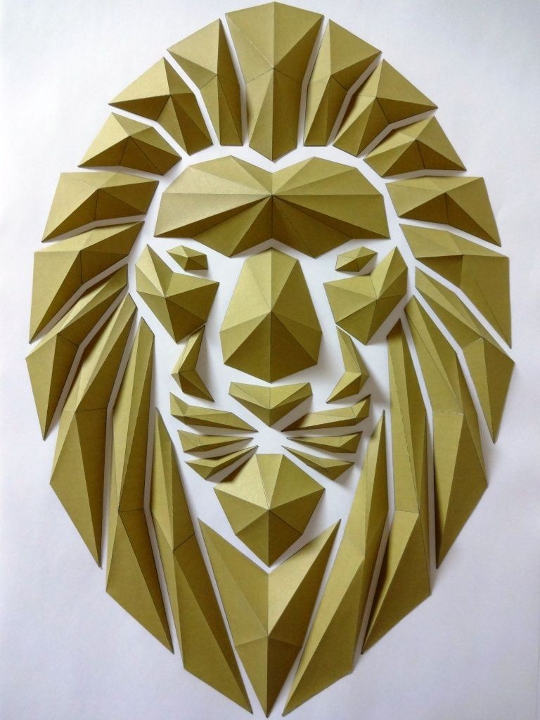 Printable Lion Papercraft