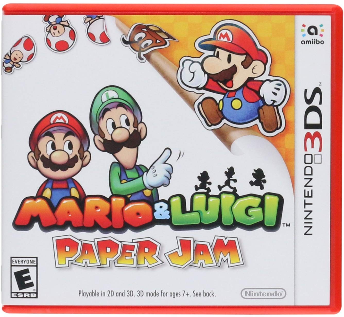 Mario Kart Papercraft Amazon Mario & Luigi Paper Jam Nintendo 3ds Nintendo Of