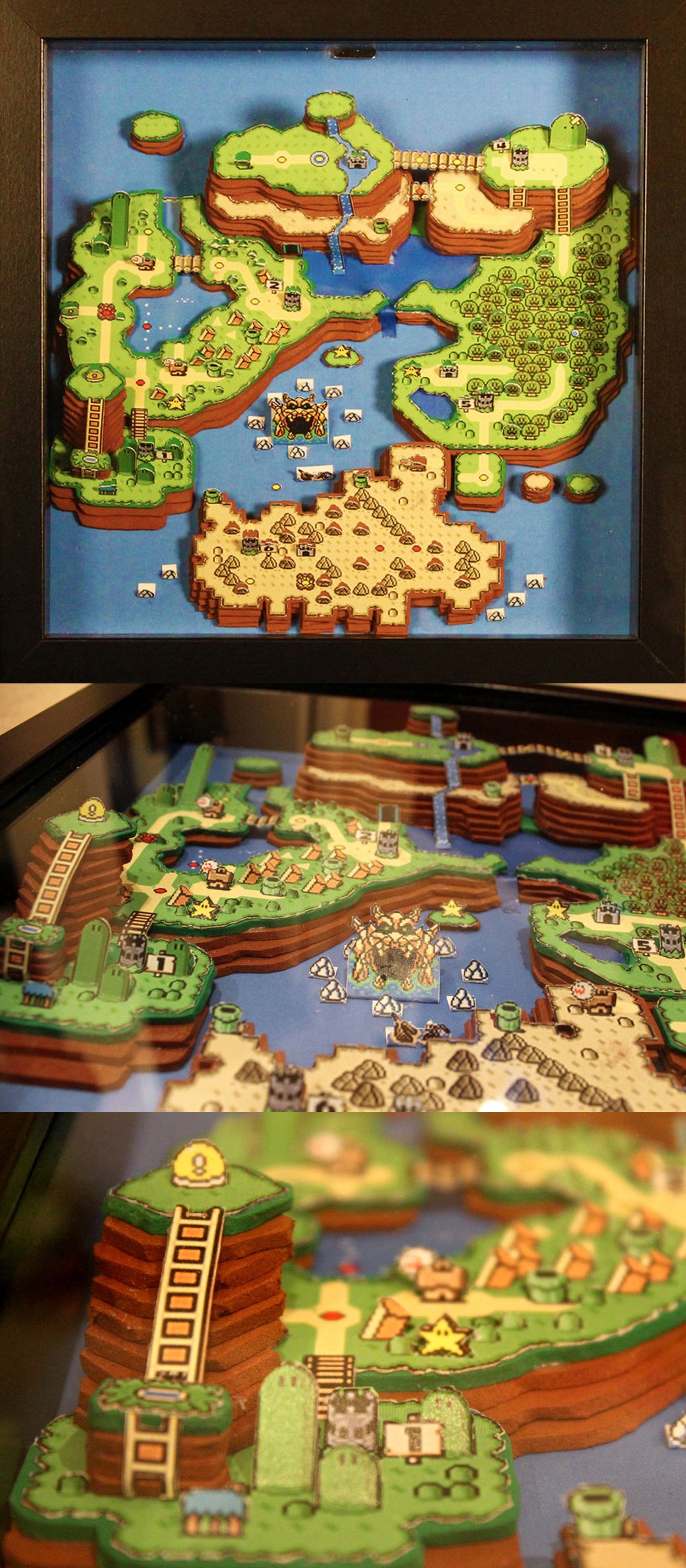 Mario Papercraft 3d Super Mario World Papercraft