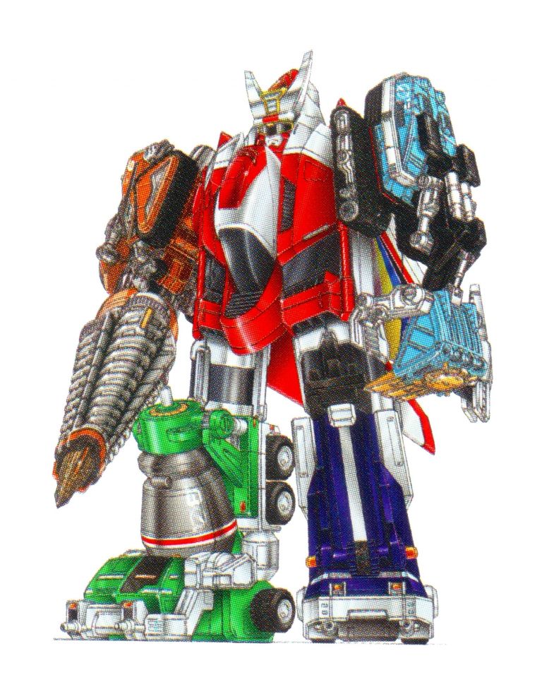 Megazord Papercraft Gokai Oh Rangers forever Pinterest - Printable ...