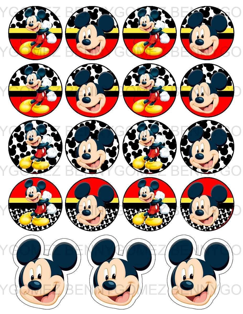 Mickey Mouse Papercraft Kit Imprimible Gratis De Mickey Imagui Imprimibles