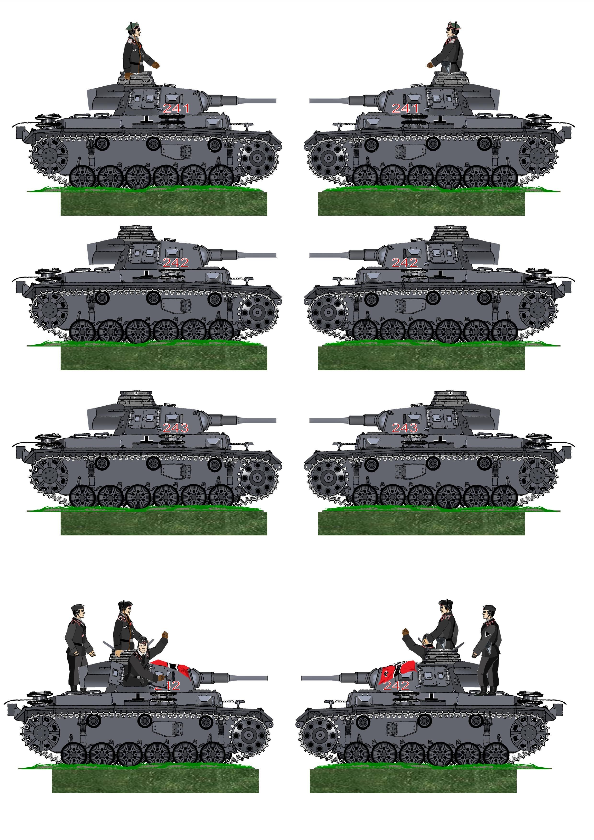 Military Papercraft 7847 1 F 24803508 Panzer Colors Pinterest