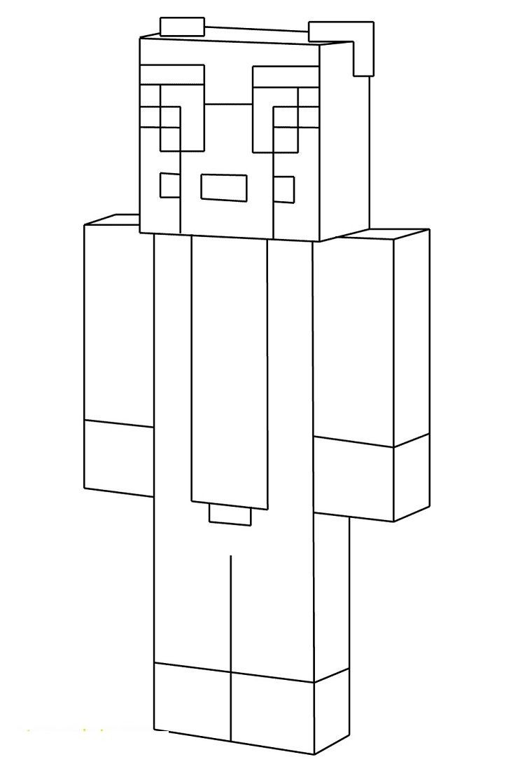 Minecraft Papercraft Blaze Minecraft Coloring Pages Of Stampy Coloring Pages for Kids
