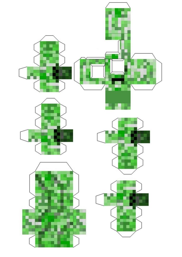 Minecraft Papercraft Creeper Index Of Cdn 29 1993 716 - Printable ...