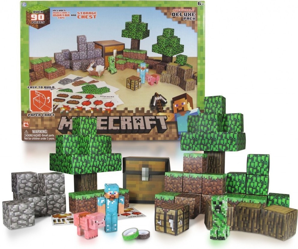 Minecraft Papercraft Deluxe Pack Minecraft Papercraft Deluxe Pack SvÄt Alternativy Heureka
