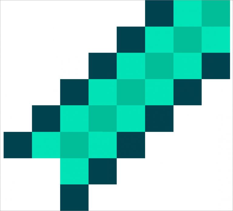 Printable Minecraft Papercraft Diamond Sword - Printable Papercrafts ...