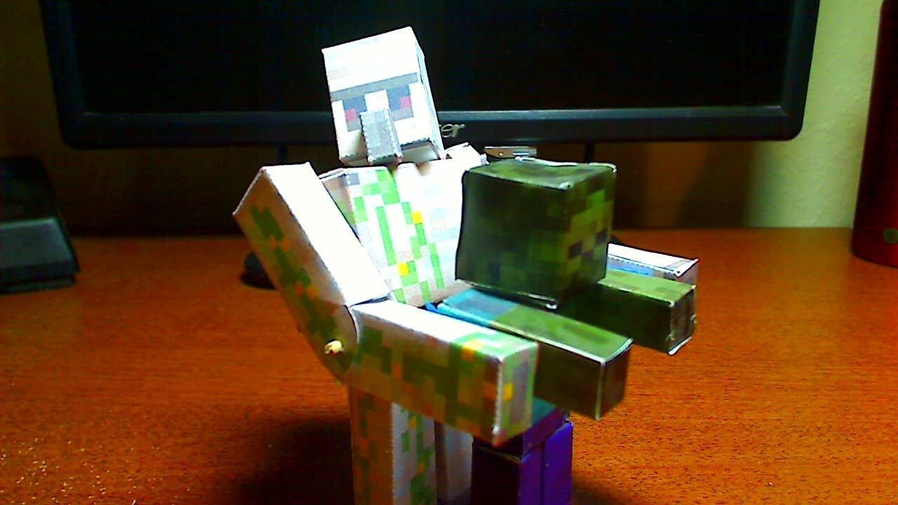 Minecraft Papercraft Iron Golem How to Make A Minecraft Papercraft Bendable Iron Golem