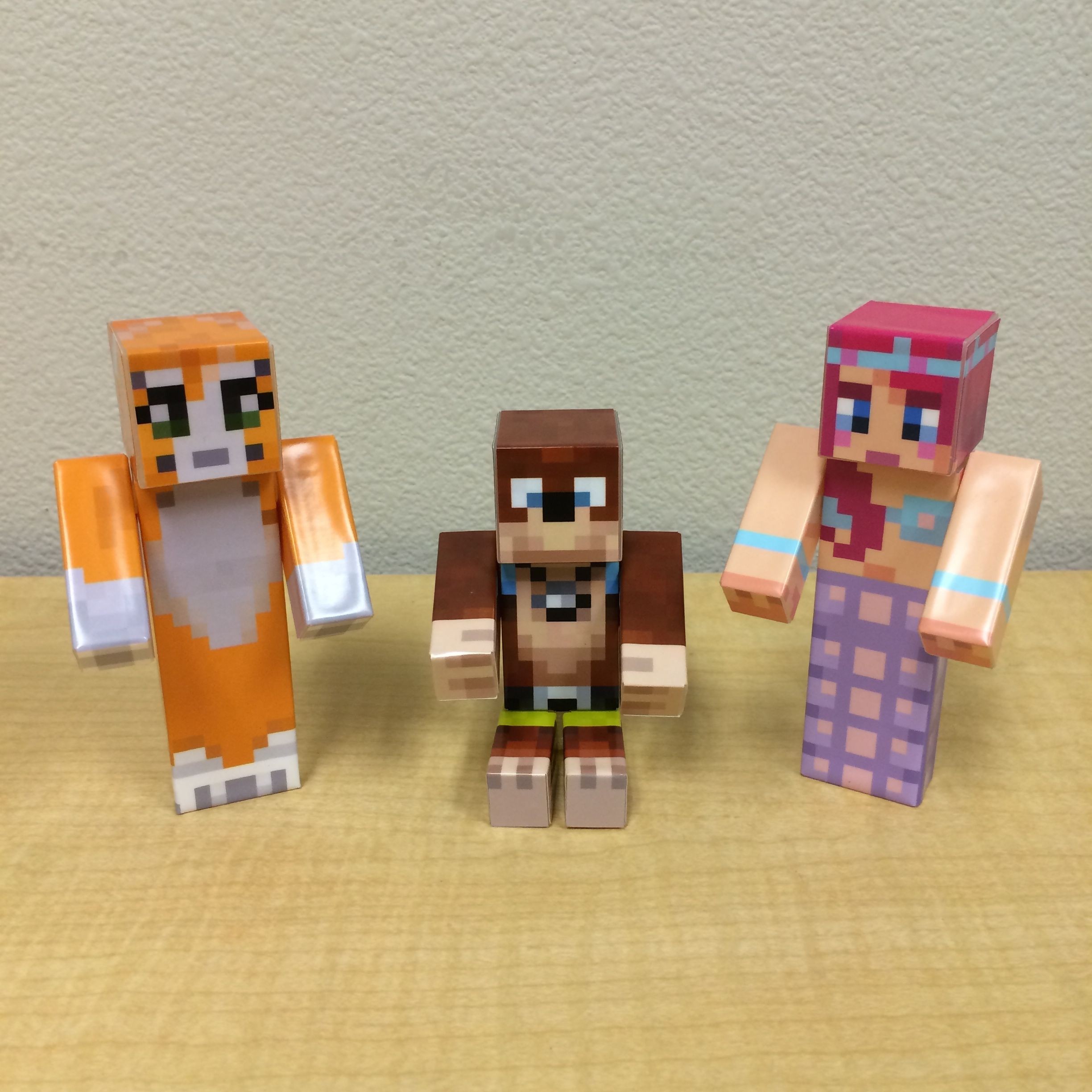 Minecraft Papercraft Minecart Set Check Out Our Custom toys for Minecraft Get One Made with Your