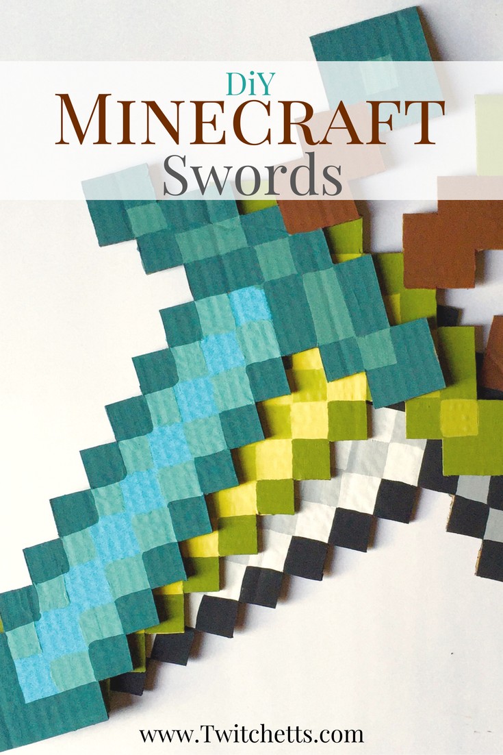 Minecraft Papercraft Review Diy Minecraft Swords Costume Pinterest