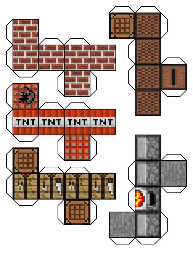 tnt minecraft printable