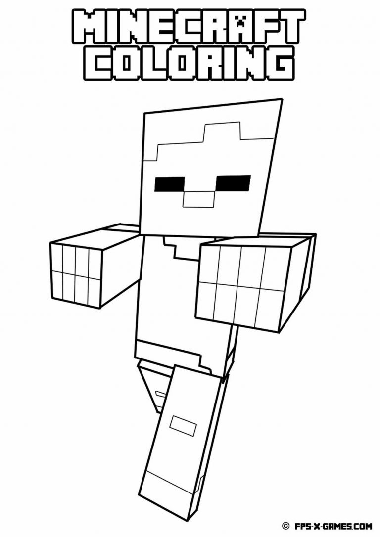 Printable Minecraft Papercraft Zombie - Printable Papercrafts ...