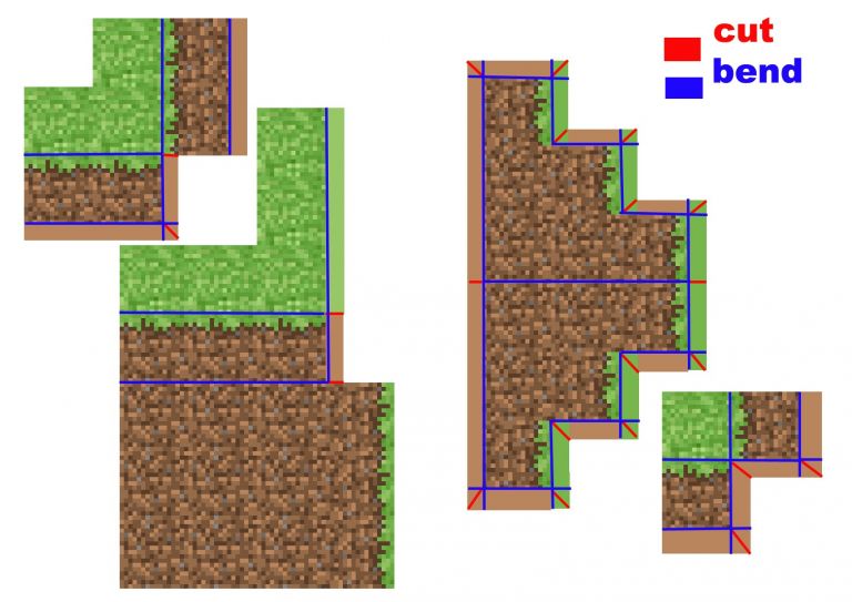 Printable Minecraft Pixel Papercraft - Printable Papercrafts