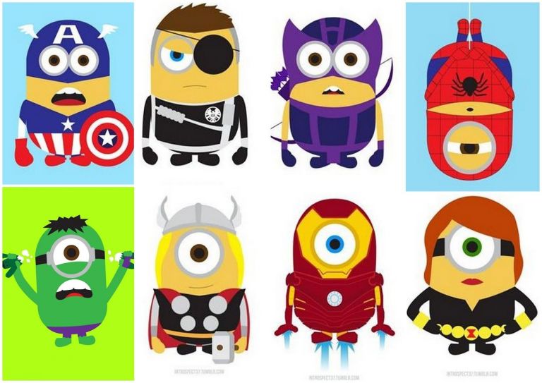 Minion Papercraft Minion Superhero Clipart Printables Minions ...