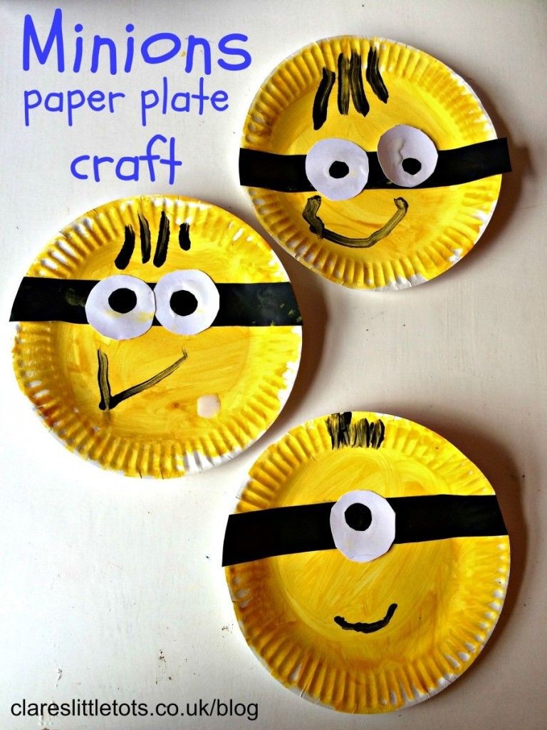 Minion Papercraft Minions Craft All About the Kiddos Pinterest