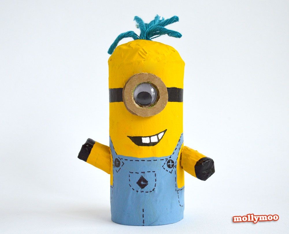 Minion Papercraft toilet Roll Crafts for Kids Despicable Me Minions
