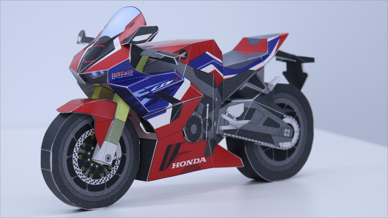 Motorcycle Papercraft Cbr1000rrr Trico Motorcycle Papercraft