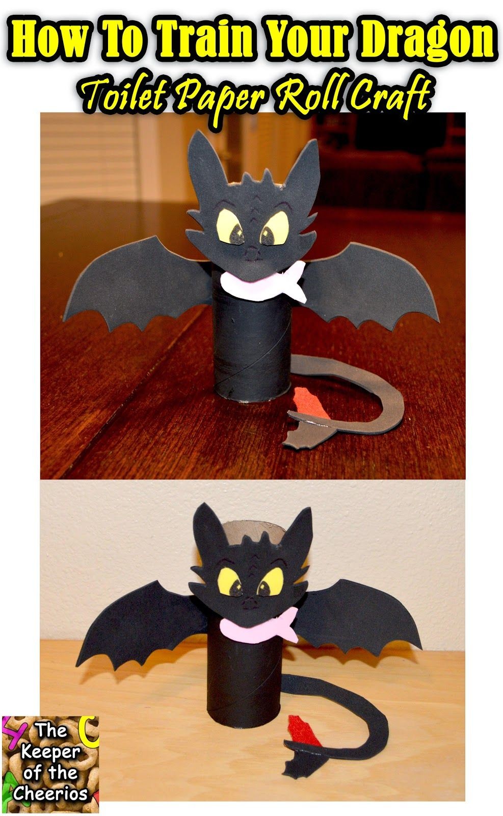 Night Fury Papercraft How to Train Your Dragon toothless toilet Paper Roll Craft