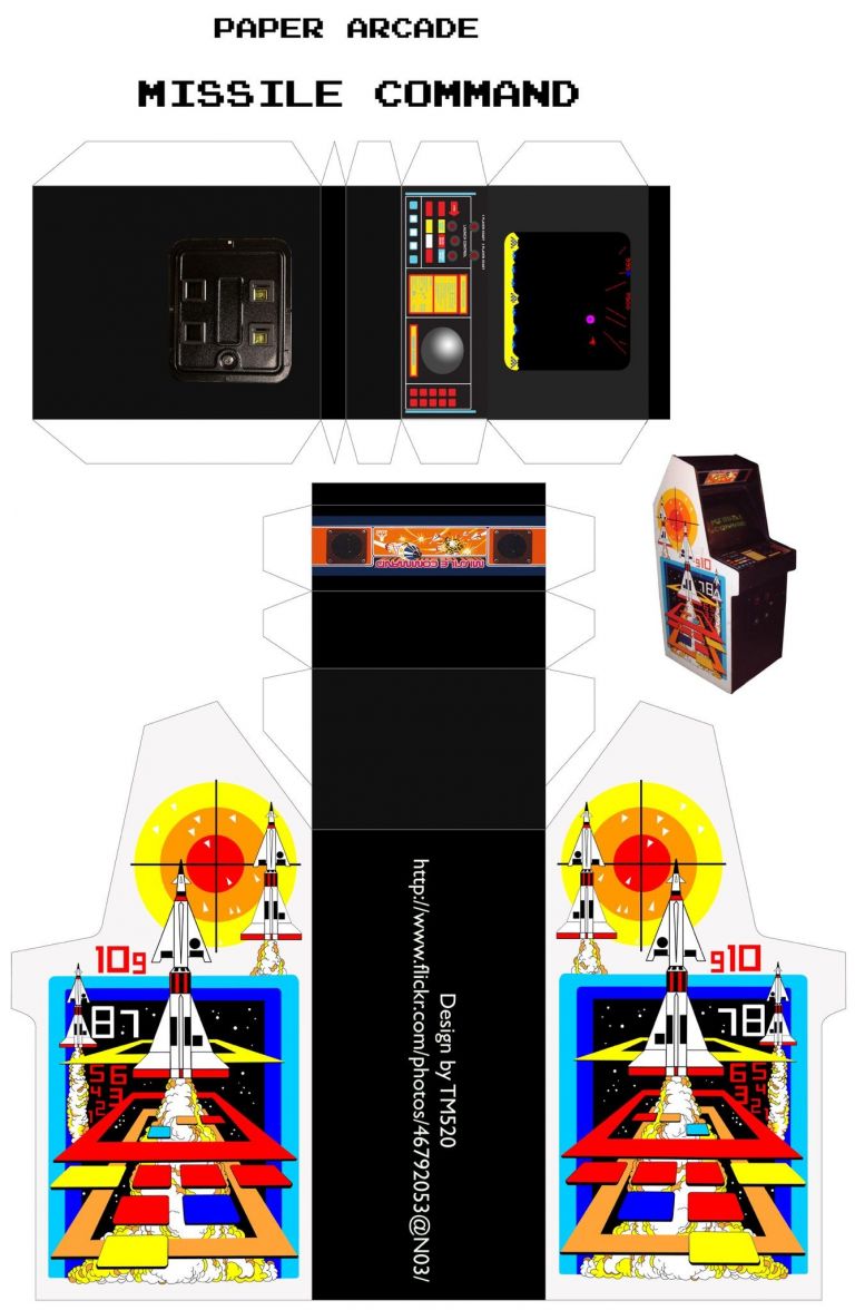 Papercraft Arcade Ade Museum Game Detailp Game Id8955 Printable Papercrafts Printable