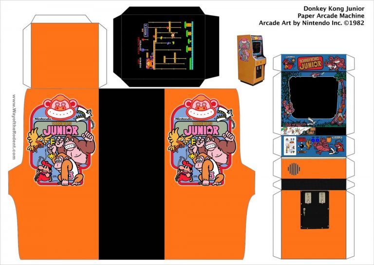 Papercraft Arcade Ade Museum Game Detailp Game Id8955 Printable