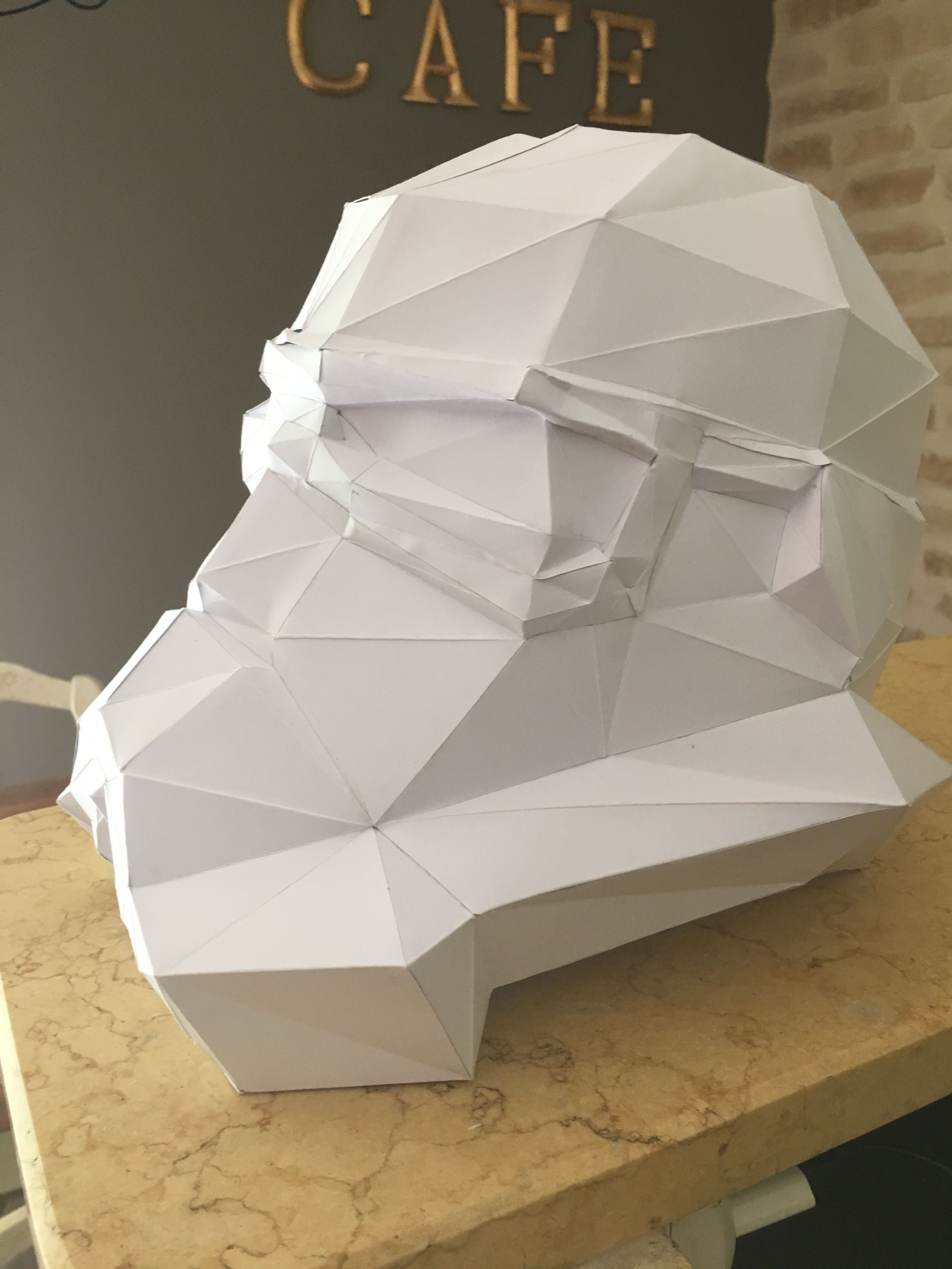 Papercraft Art Stormtrooper Papercraft La Guerre Des étoiles Star Wars