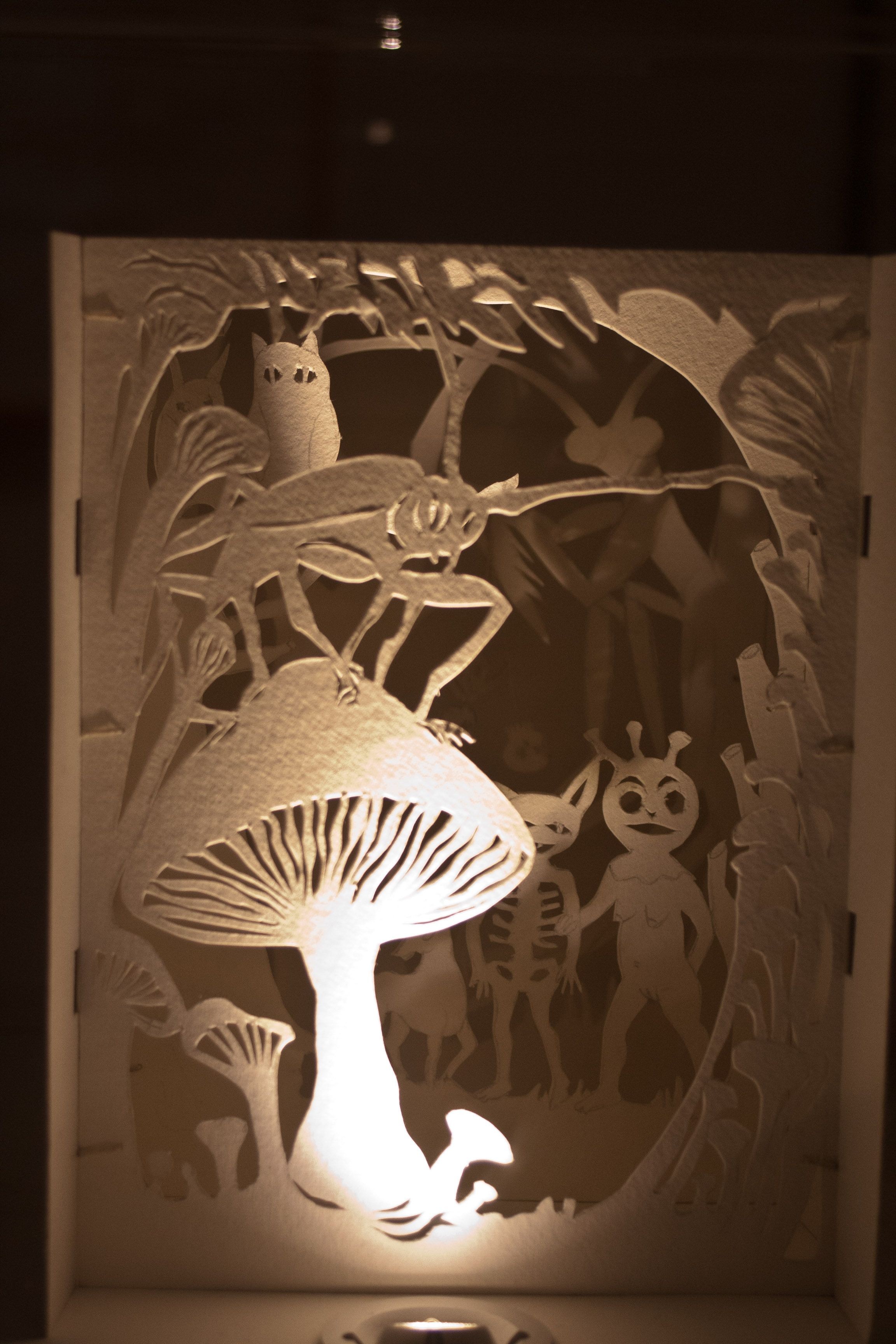Papercraft Artists More Stunning Work From andrea Deszo Bining Paper and Light