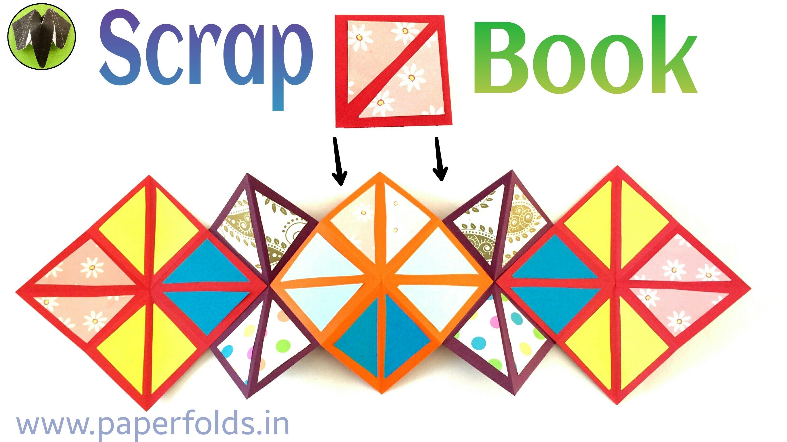 Papercraft Base origami Craft Tutorial to Make An Easy Paper "squash Scrap Book