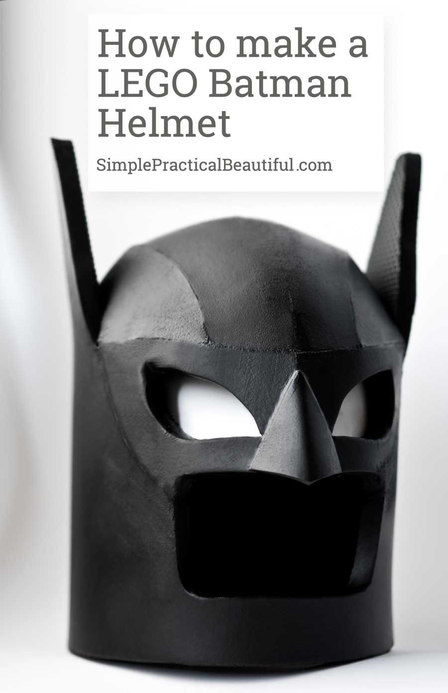 Papercraft Batman Mask How to Make A Lego Batman Helmet Halloween Fall Pinterest