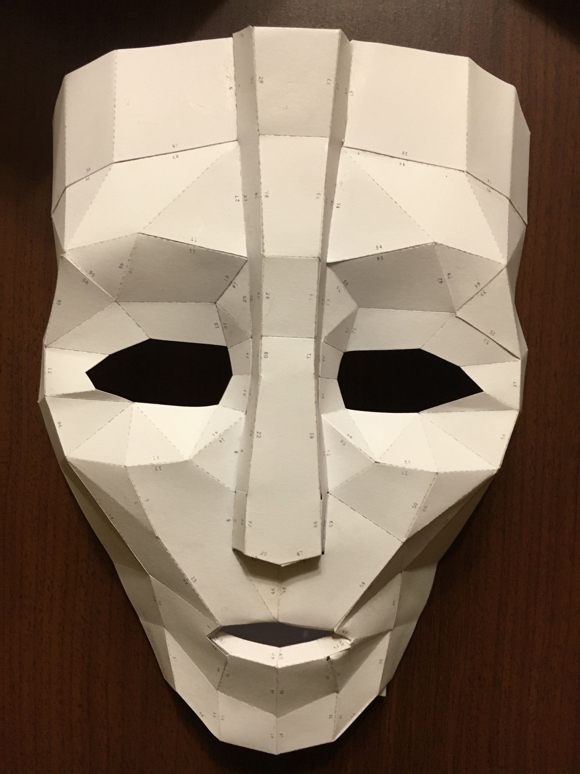 Printable Papercraft Batman Mask - Printable Papercrafts - Printable ...