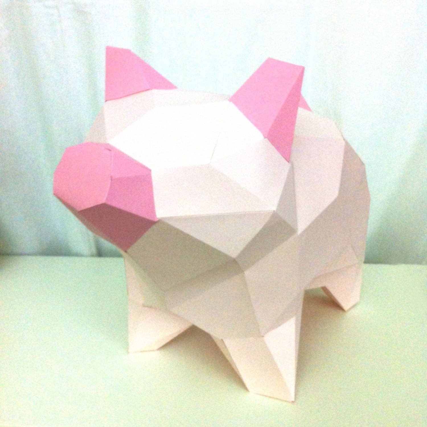 Papercraft Bear Piggy 3d Papercraft You A Pdf Digital File with Templates and