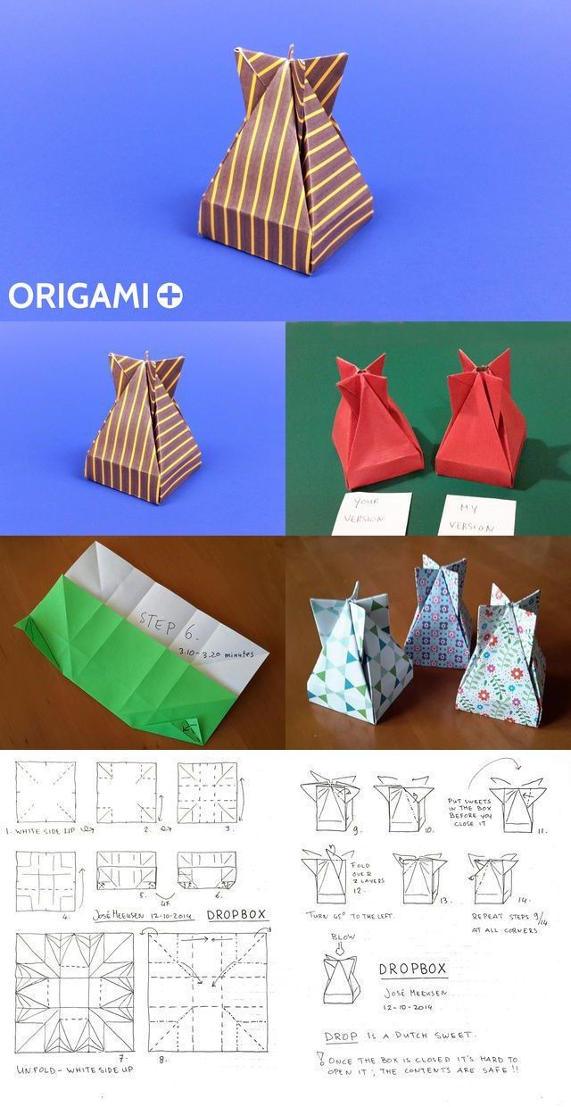 Papercraft Box A Very Cool origami Box to Put Valentine or Christmas Ts the