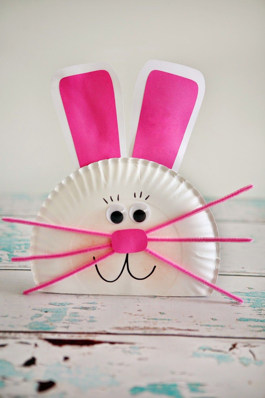 Papercraft Bunny Diy Cupcake Holders Kids Crafts Pinterest