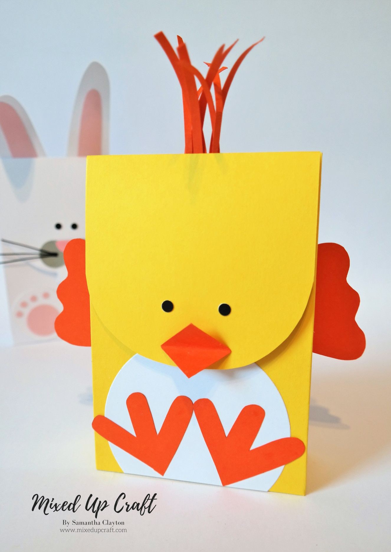 Papercraft Bunny Easter Bunny & Chick Gift Bags