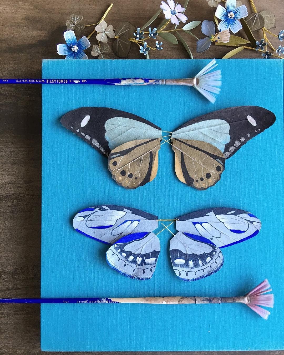 Papercraft butterfly Working On some Paper Wings ð¹ Woodlucker Abmlifeiscolorful