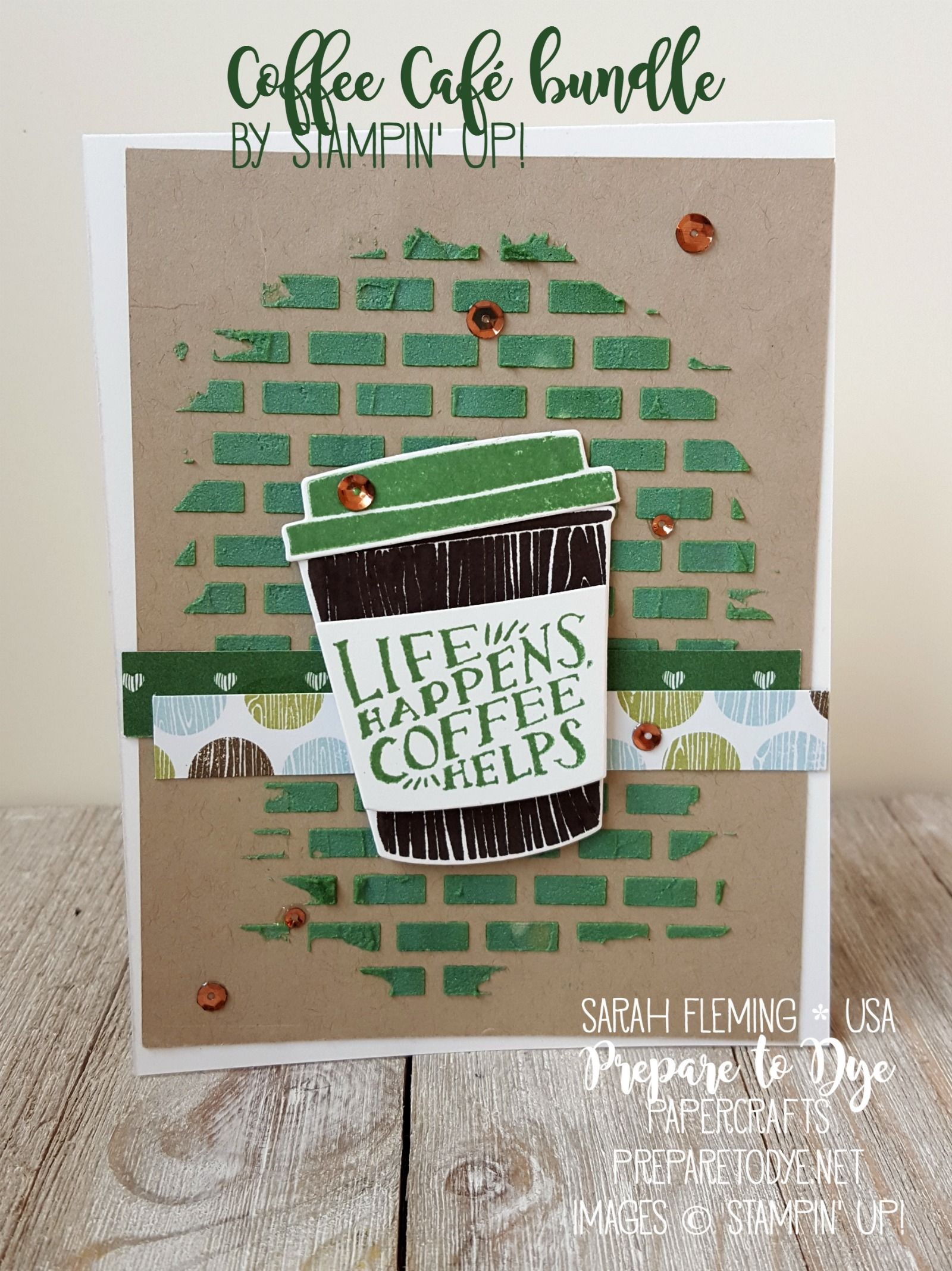Papercraft Cafe Coffee House Cards Caffeine Cups & Tea Pinterest