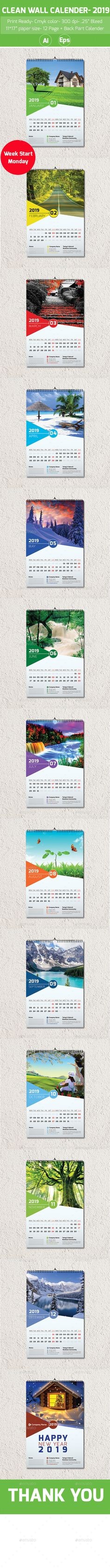 Papercraft Calendar 53 Best Calendar 2019 Images On Pinterest